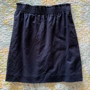 J Crew Navy Skirt